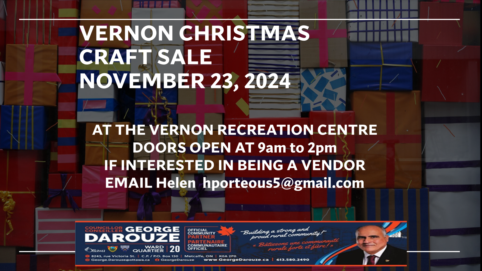 Vernon Christmas Craft Sale